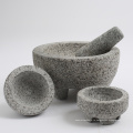 натуральный камень Granite Molcajete 3 ножки